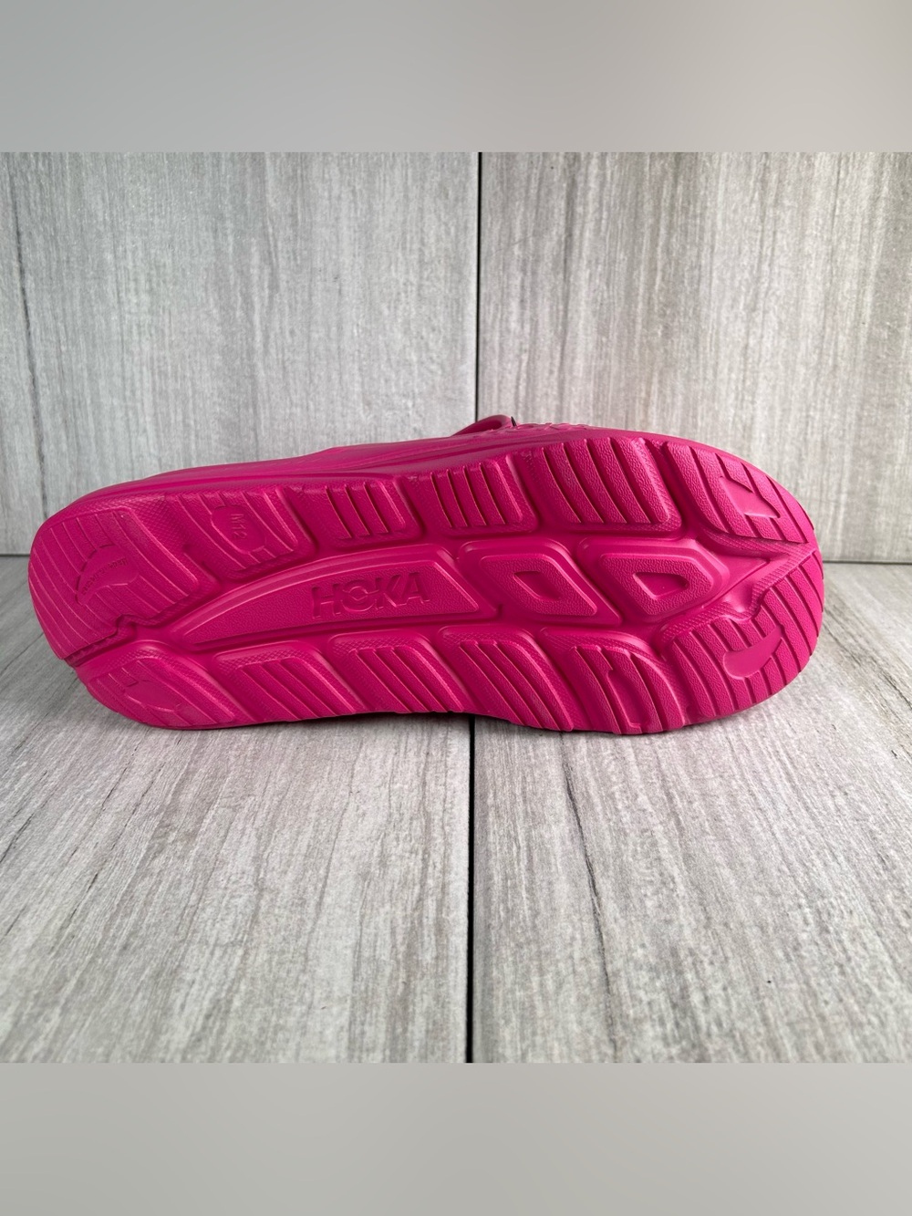 Hoka One One Ora Recovery Slide Bright Pink Comfort Sandals Shoes Men’s Size 12 - Picture 8 of 9